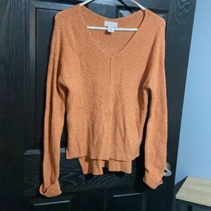 Orange sweater